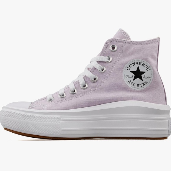 Converse CTAS Move Hi 'Pale Amethyst' Women's Platform Sneakers 572722C NWOT - Picture 1 of 8